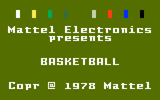 Basketball screenshot 3 for Intellivision